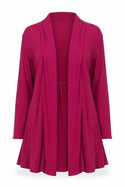 Attitudes Womens Purple V-Neck Polyester Cardigan Jumper Size M