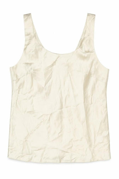Womens UK Size 12 ASOS Ivory Basic Tank