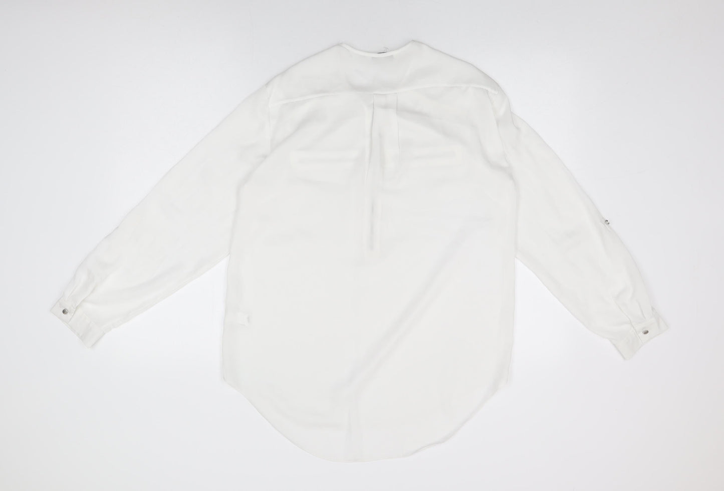 Womens UK Size 10 NEXT White Basic Blouse