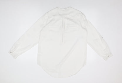 Womens UK Size 10 NEXT White Basic Blouse