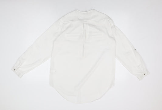 Womens UK Size 10 NEXT White Basic Blouse