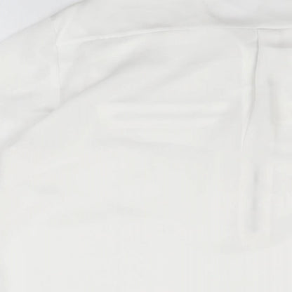 Womens UK Size 10 NEXT White Basic Blouse
