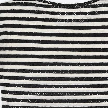 Womens UK Size S Oasis Ivory Basic T-Shirt