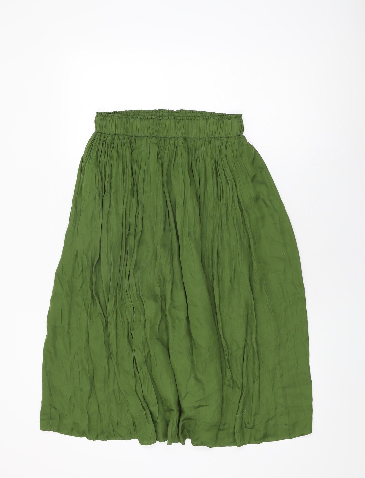 Gap Womens Green Polyester Swing Skirt Size XS