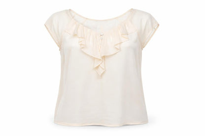 Monsoon Womens Pink Polyester Basic Blouse Size 12 V-Neck