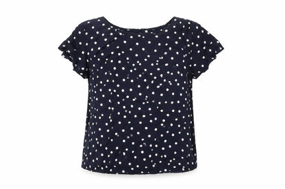 Womens UK Size 14 M&Co Blue Basic T-Shirt