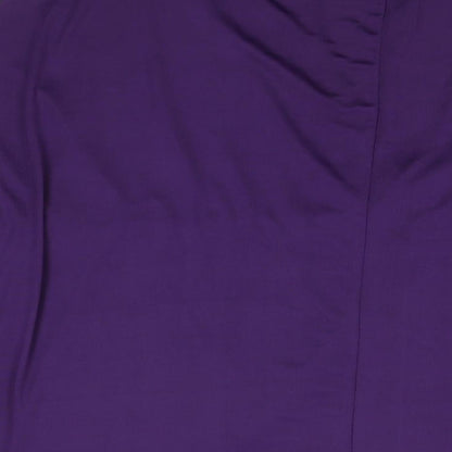 Womens UK Size 8 ASOS Purple Basic Blouse