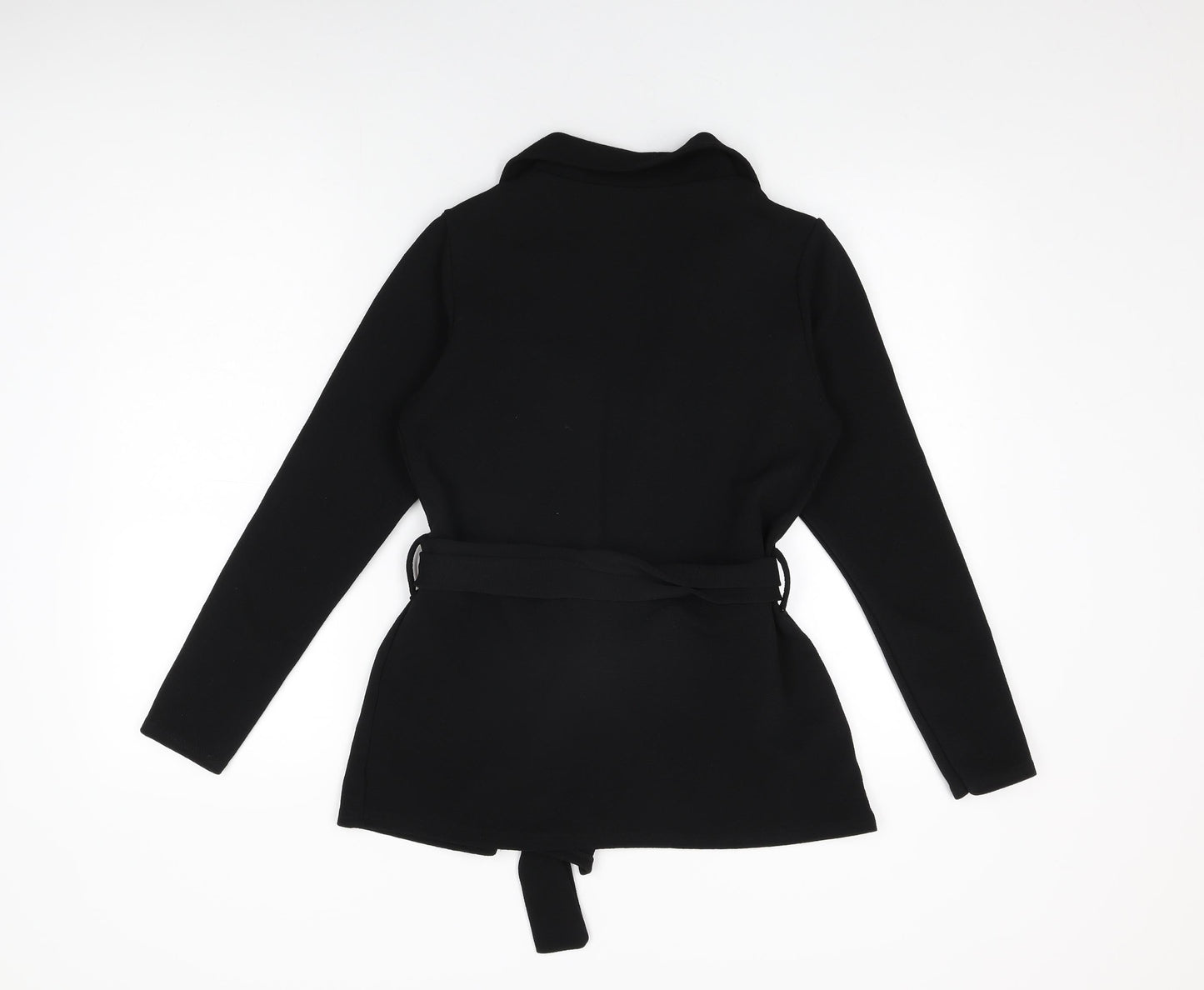 Womens UK Size 10 PRETTYLITTLETHING Black Jacket