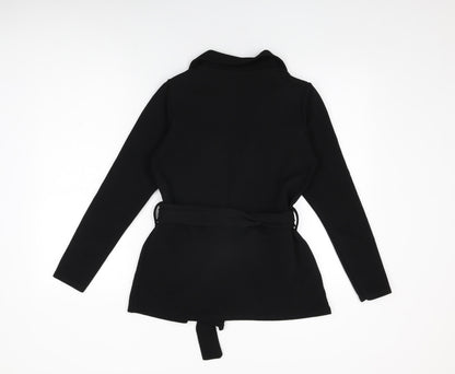 Womens UK Size 10 PRETTYLITTLETHING Black Jacket