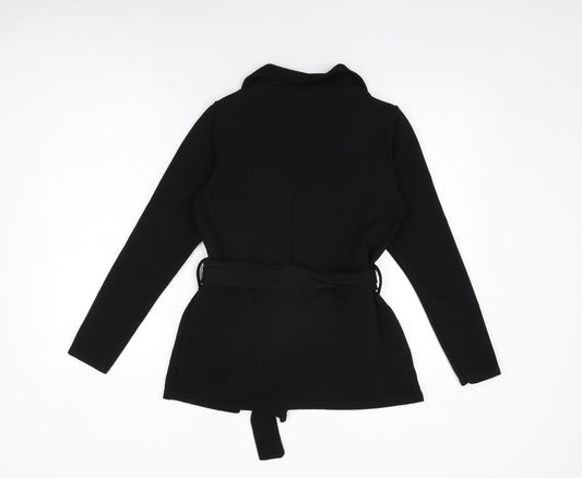 Womens UK Size 10 PRETTYLITTLETHING Black Jacket