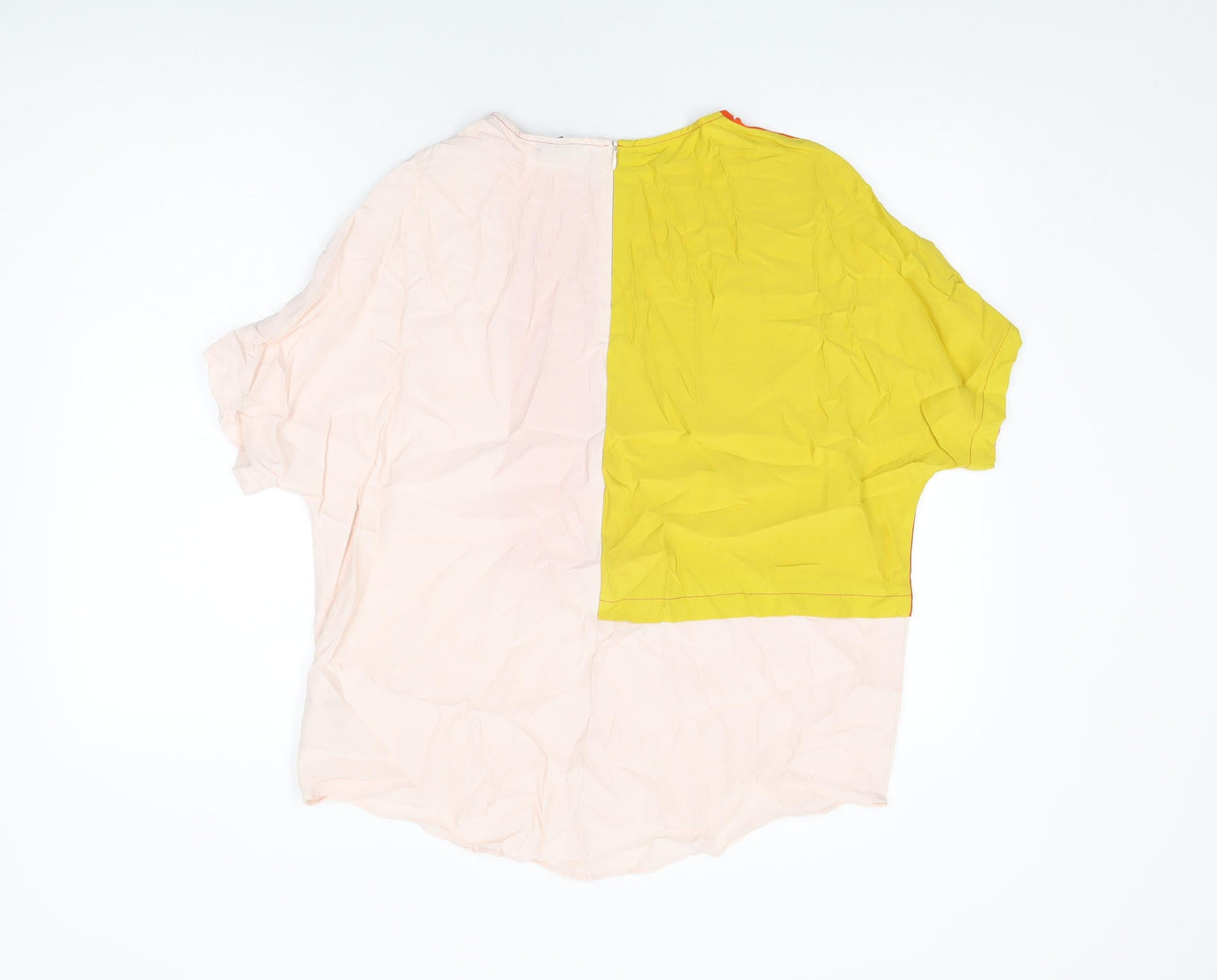 Womens UK Size 10 Topshop Pink Basic Blouse
