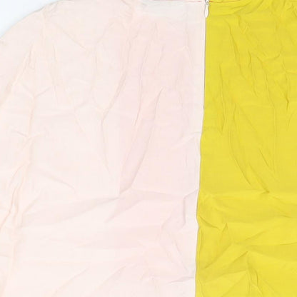 Womens UK Size 10 Topshop Pink Basic Blouse
