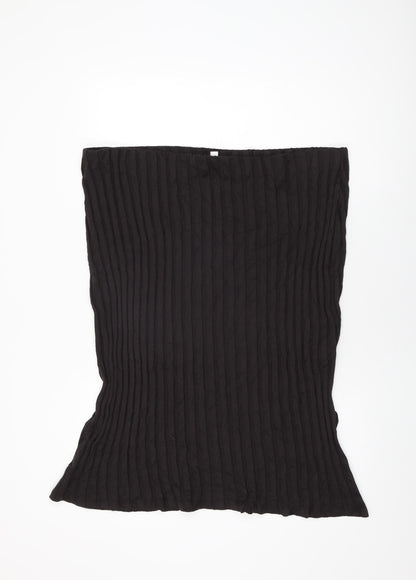 Marks and Spencer Womens Brown Cotton Flare Skirt Size 24