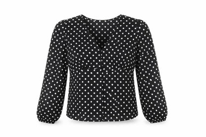 Womens UK Size 8 New Look Black Basic Button-Up