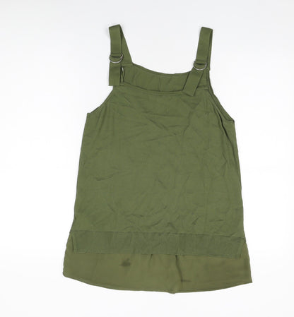 Womens UK Size M NEXT Green Basic T-Shirt