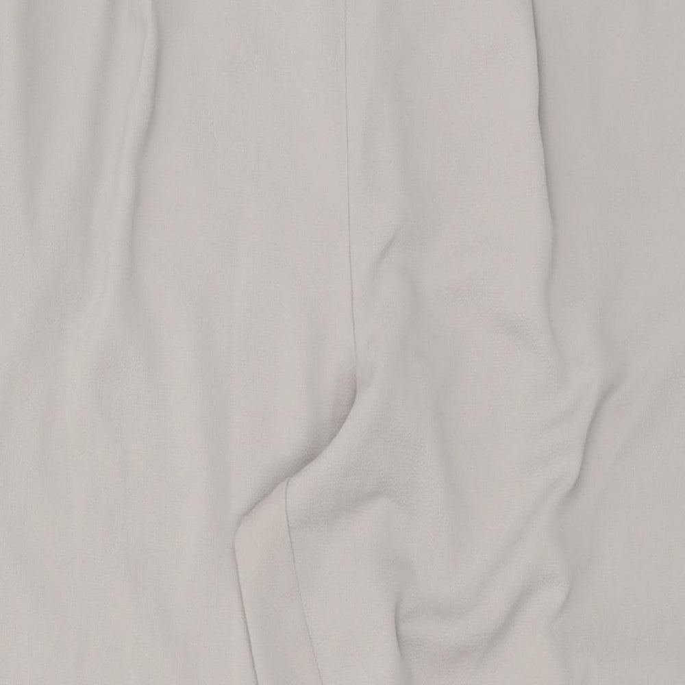 Womens UK Size 14 M&Co Regular Fit  Beige Trousers