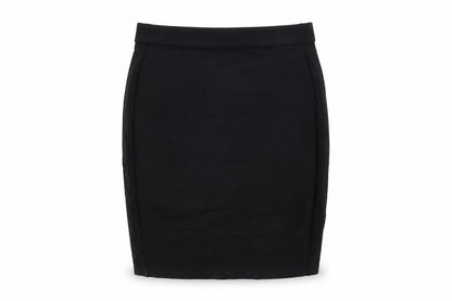 Marks and Spencer Girls Black Viscose Mini Skirt Size 16 Years Regular Pull On