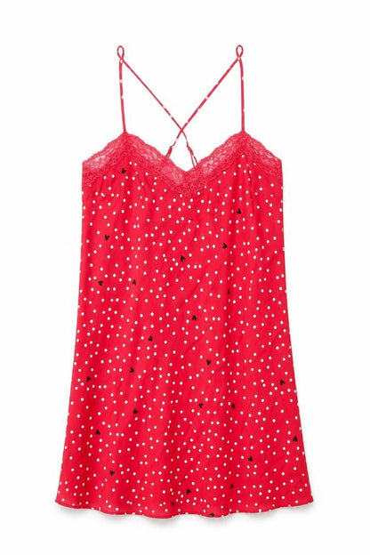 Marks & Spencer Womens Red Polka Dot Polyester Top Dress Size 10