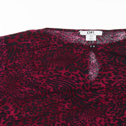 Womens UK Size 12 Dorothy Perkins Pink Basic Blouse