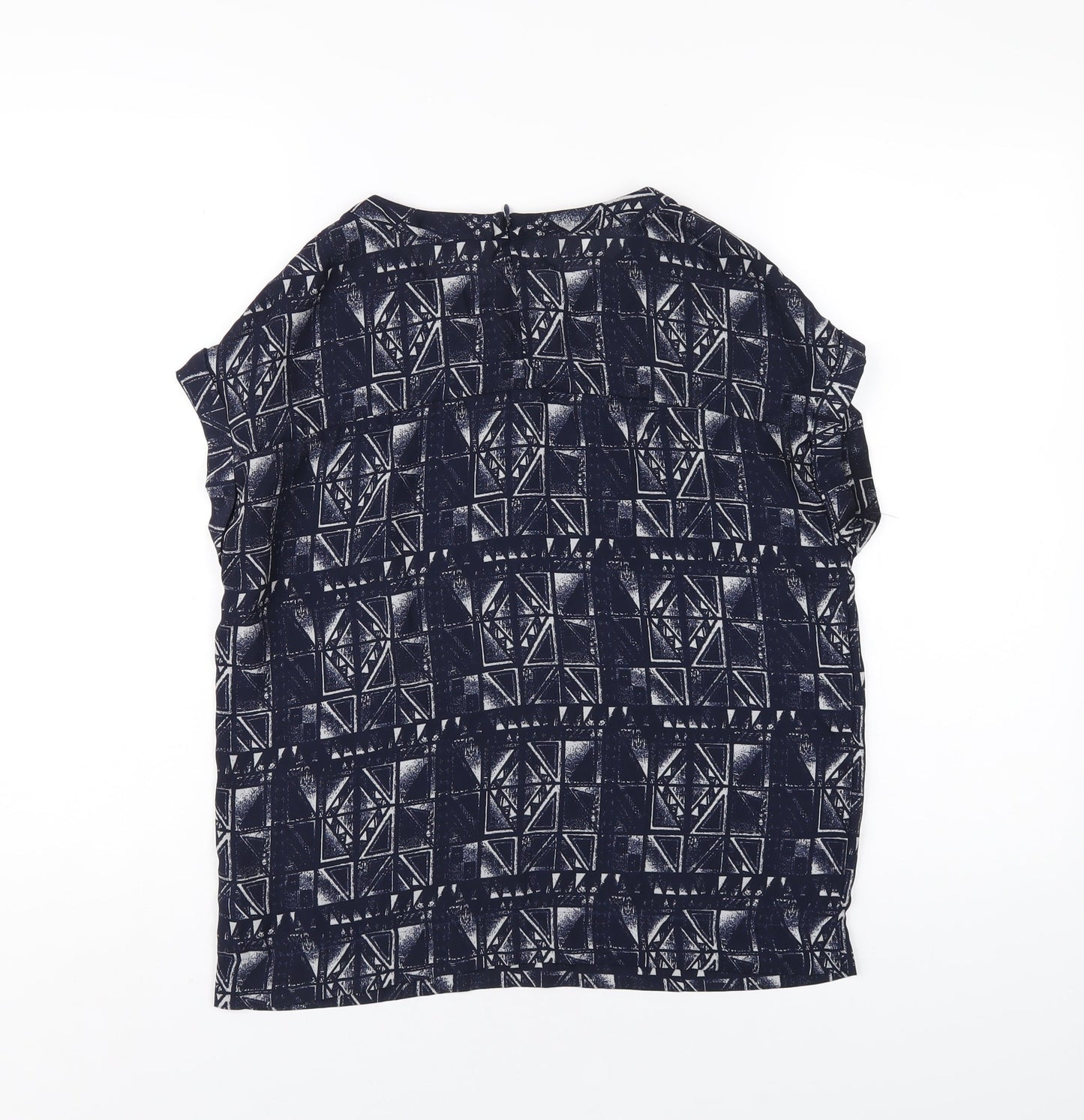 Womens UK Size 8 NEXT Blue Basic T-Shirt