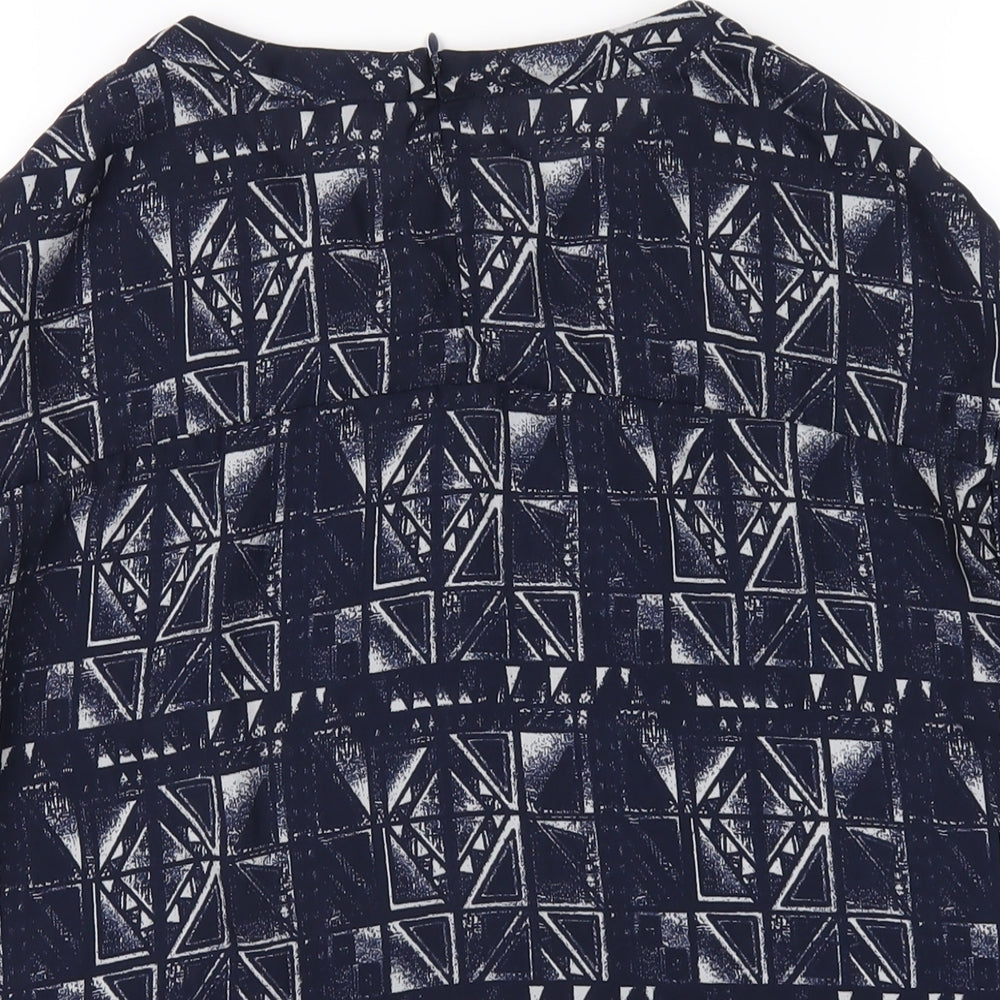 Womens UK Size 8 NEXT Blue Basic T-Shirt
