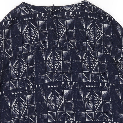 Womens UK Size 8 NEXT Blue Basic T-Shirt