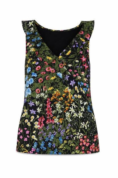 Womens UK Size 6 Warehouse Multicoloured Basic Tank