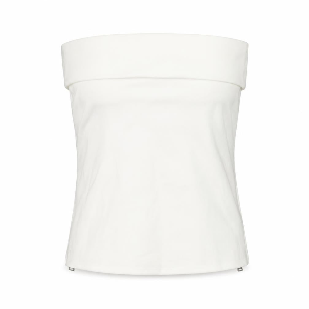 Womens UK Size S Zara White Basic T-Shirt