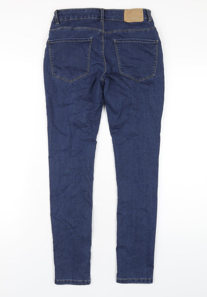 Womens UK Size M VERO MODA Regular Fit Skinny Blue Jeans