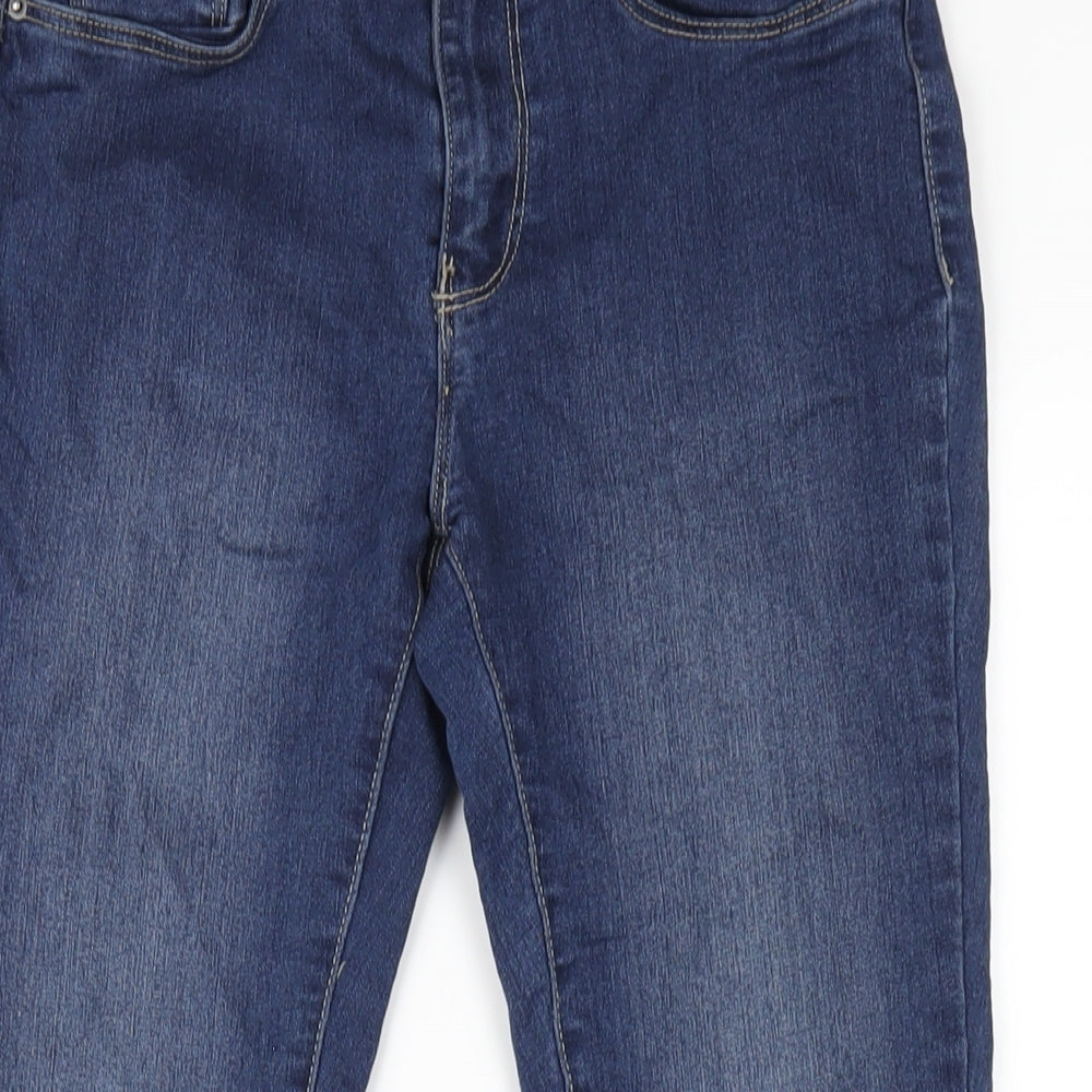Womens UK Size M VERO MODA Regular Fit Skinny Blue Jeans