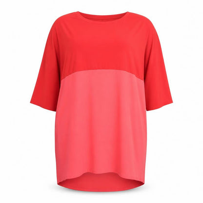 Hope Womens Pink Polyamide A-Line Size 18 Round Neck Pullover