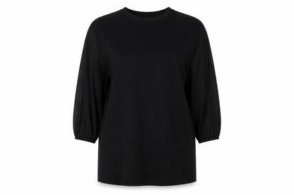 ASOS Womens Black Cotton T-Shirt Dress Size 12 Round Neck Pullover