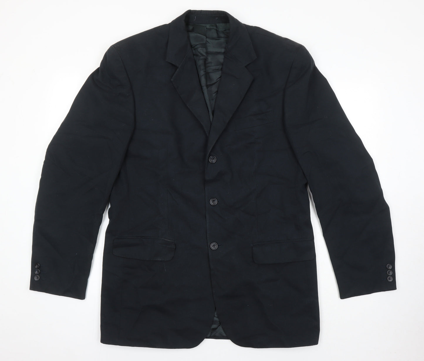 Mens UK Size 40 Principles Big & Tall Black Suit Jacket