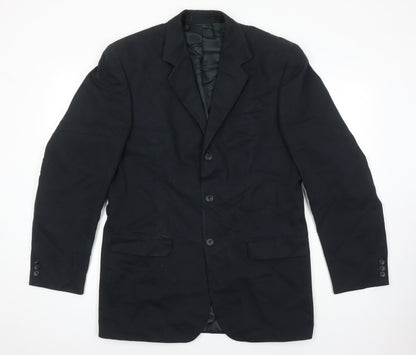 Mens UK Size 40 Principles Big & Tall Black Suit Jacket