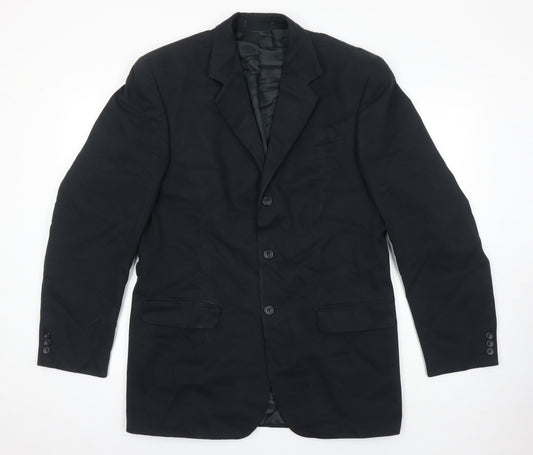 Mens UK Size 40 Principles Big & Tall Black Suit Jacket