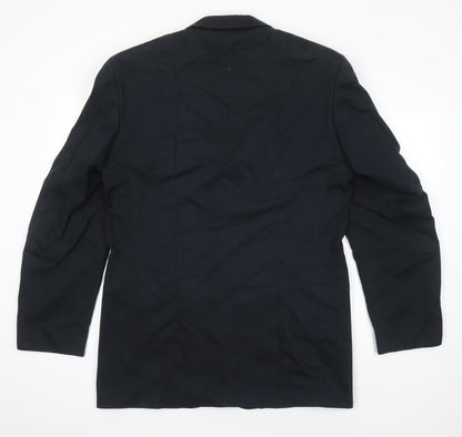 Mens UK Size 40 Principles Big & Tall Black Suit Jacket