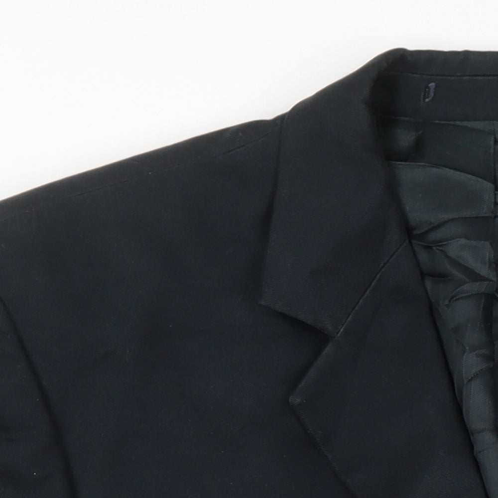 Mens UK Size 40 Principles Big & Tall Black Suit Jacket