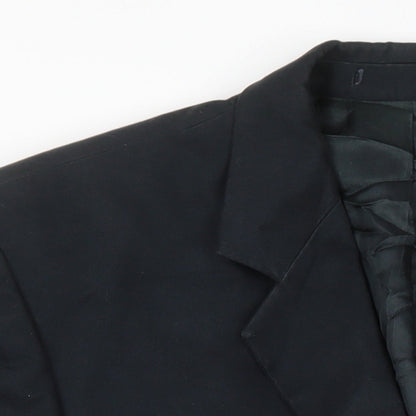 Mens UK Size 40 Principles Big & Tall Black Suit Jacket