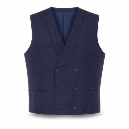 1904 Mens Blue Wool Jacket Suit Waistcoat Size XL Regular