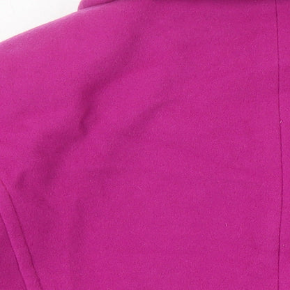 Womens UK Size 16 Gray & Osbourn Pink Overcoat