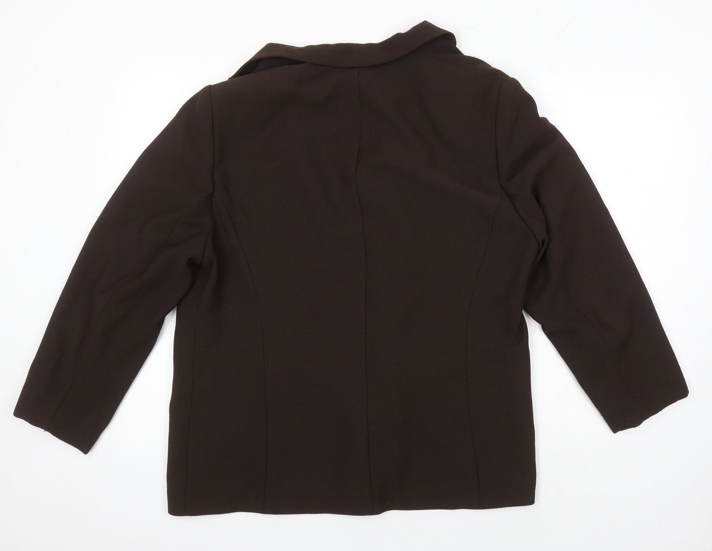 Gerry Weber Womens Brown Jacket Blazer Size 18