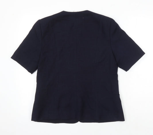 First avenue Womens Blue Jacket Blazer Size 14