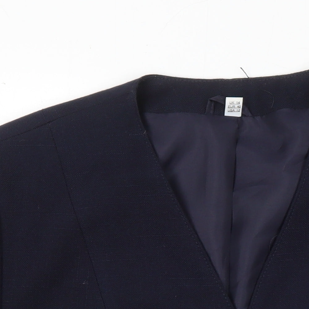 Womens UK Size 14 First avenue Blue Jacket