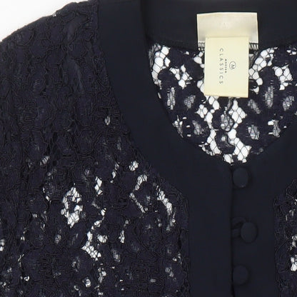 Womens UK Size 14 Modern Classics Black Jacket
