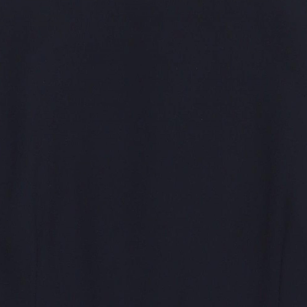 Modern Classics Womens Blue Polyester Pinafore/Dungaree Dress Size 14 Scoop Neck