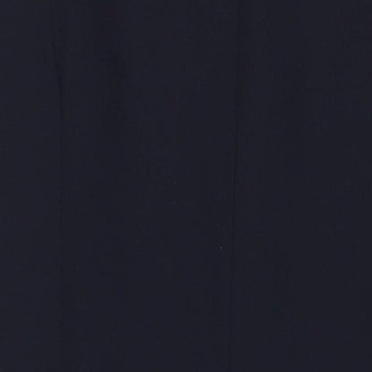 Modern Classics Womens Blue Polyester Pinafore/Dungaree Dress Size 14 Scoop Neck
