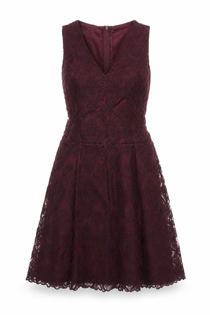 NEXT Womens Purple Chlorofibre A-Line Size 8 Sweetheart