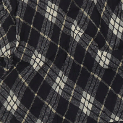 Urban Fitters Womens Multicoloured Check Viscose Tunic Blouse Size XL Collared