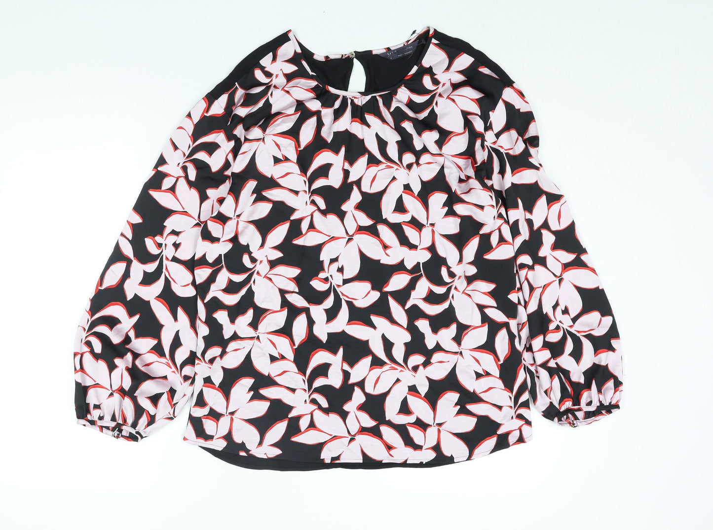 Womens UK Size 8 Marks and Spencer Multicoloured Basic Blouse