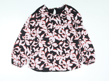 Womens UK Size 8 Marks and Spencer Multicoloured Basic Blouse